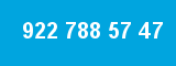 922 788 57 47 922 788 57 47